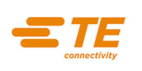 te connectivity logo in orange